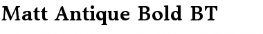 Download MattAntique BT Bold Font
