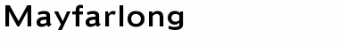 Download Mayfarlong Regular Font