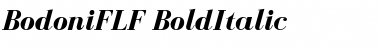 Download BodoniFLF Bold Italic Font Title Preview