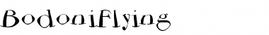 Download BodoniFlying Regular Font Title Preview