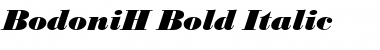 Download BodoniH Bold Italic Font Title Preview