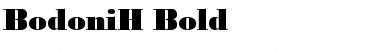 Download BodoniH Bold Font Title Preview