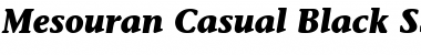 Download Mesouran Casual Black SSi Bold Italic Font