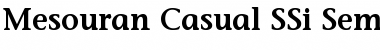 Download Mesouran Casual SSi Semi Bold Font Title Preview