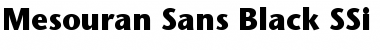 Download Mesouran Sans Black SSi Font