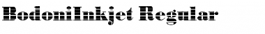 Download BodoniInkjet Regular Font Title Preview