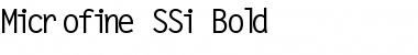 Download Microfine SSi Bold Font