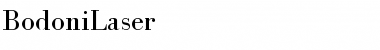 Download BodoniLaser Roman Font Title Preview