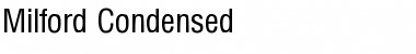 Download Milford Condensed Normal Font