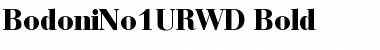 Download BodoniNo1URWD Bold Font Title Preview