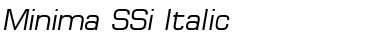 Download Minima SSi Italic Font
