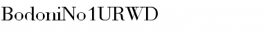 Download BodoniNo1URWD Regular Font Title Preview
