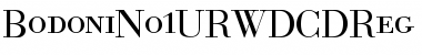 Download BodoniNo1URWDCDReg Regular Font Title Preview