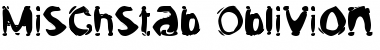 Download Mischstab Oblivion Regular Font