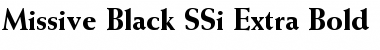 Download Missive Black SSi Extra Bold Font