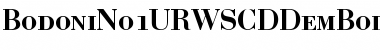 Download BodoniNo1URWSCDDemBol Regular Font Title Preview