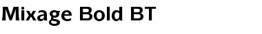 Download Mixage Bk BT Bold Font