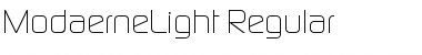 Download ModaerneLight Regular Font