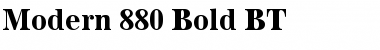 Download Modern880 BT Bold Font