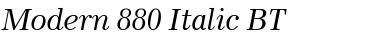 Download Modern880 BT Italic Font