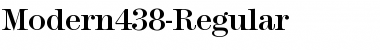 Download Modern438 Regular Font