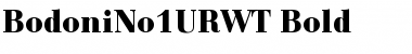 Download BodoniNo1URWT Bold Font Title Preview