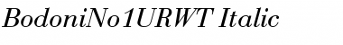 Download BodoniNo1URWT Italic Font Title Preview