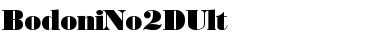 Download BodoniNo2DUlt Regular Font Title Preview