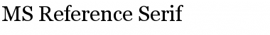 Download MS Reference Serif Regular Font