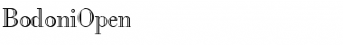 Download BodoniOpen Normal Font Title Preview