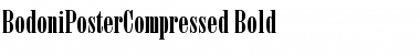 Download BodoniPosterCompressed Bold Font Title Preview