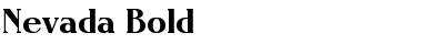 Download Nevada Bold Font Title Preview