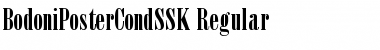 Download BodoniPosterCondSSK Regular Font Title Preview