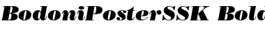 Download BodoniPosterSSK BoldItalic Font Title Preview