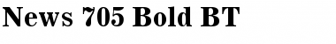 Download News705 BT Bold Font