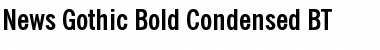 Download NewsGoth Cn BT Bold Font