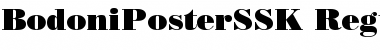 Download BodoniPosterSSK Regular Font Title Preview