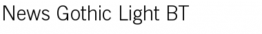 Download NewsGoth Lt BT Light Font