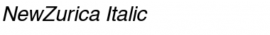 Download NewZurica Italic Font