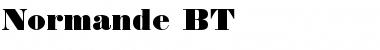 Download Normande BT Roman Font Title Preview