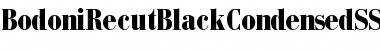Download BodoniRecutBlackCondensedSSK Regular Font Title Preview