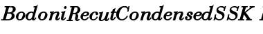 Download BodoniRecutCondensedSSK BoldItalic Font Title Preview