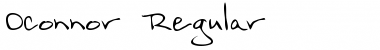 Download Oconnor Regular Font Title Preview