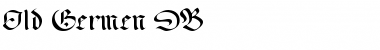 Download Old Germen DB Normal Font Title Preview