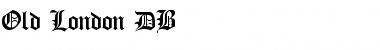 Download Old London DB Normal Font Title Preview