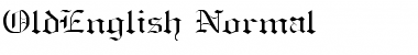 Download OldEnglish Normal Font Title Preview