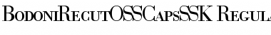 Download BodoniRecutOSSCapsSSK Regular Font Title Preview