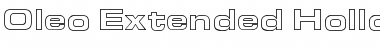 Download Oleo Extended Hollow Regular Font Title Preview