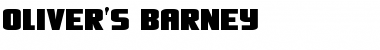 Download Oliver's Barney Regular Font Title Preview