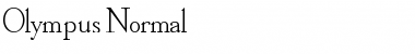 Download Olympus Normal Font Title Preview